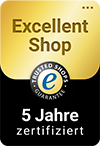 Trusted Shops Badge 5 Jahre exzellenter Shop